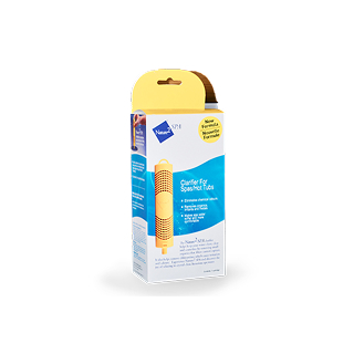 Nature2 Spa Purifier cartridge in yellow packaging for hot tub sanitation.
